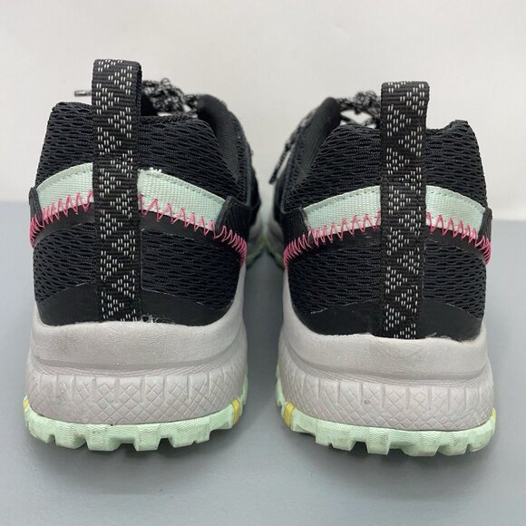 Skechers Hillcrest Pure Escapade Sneakers Shoes Trail Running Black Womens 11 - Picture 8 of 14